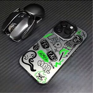 Graphic Black and Green Phone Case